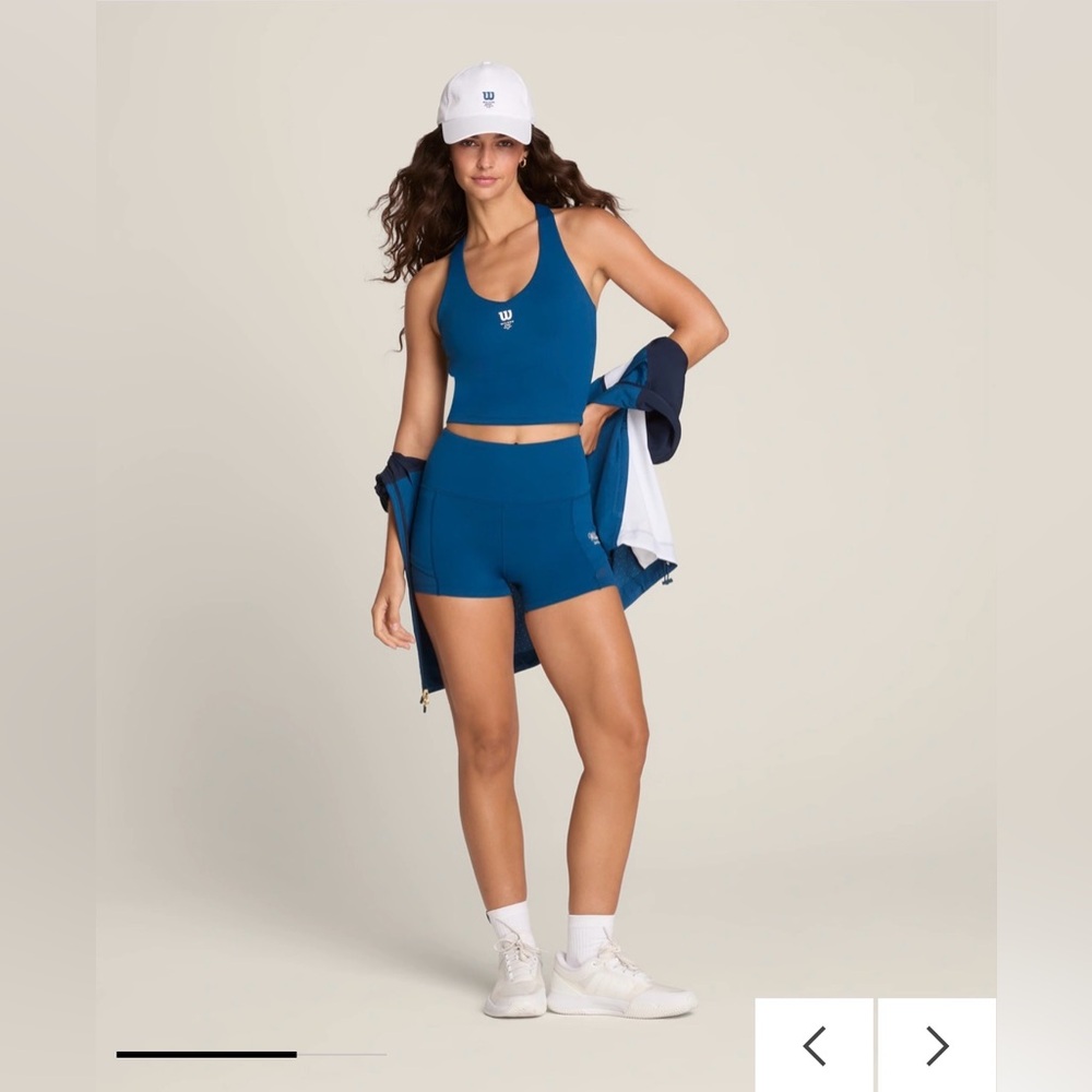 Wilson blue tennis set
